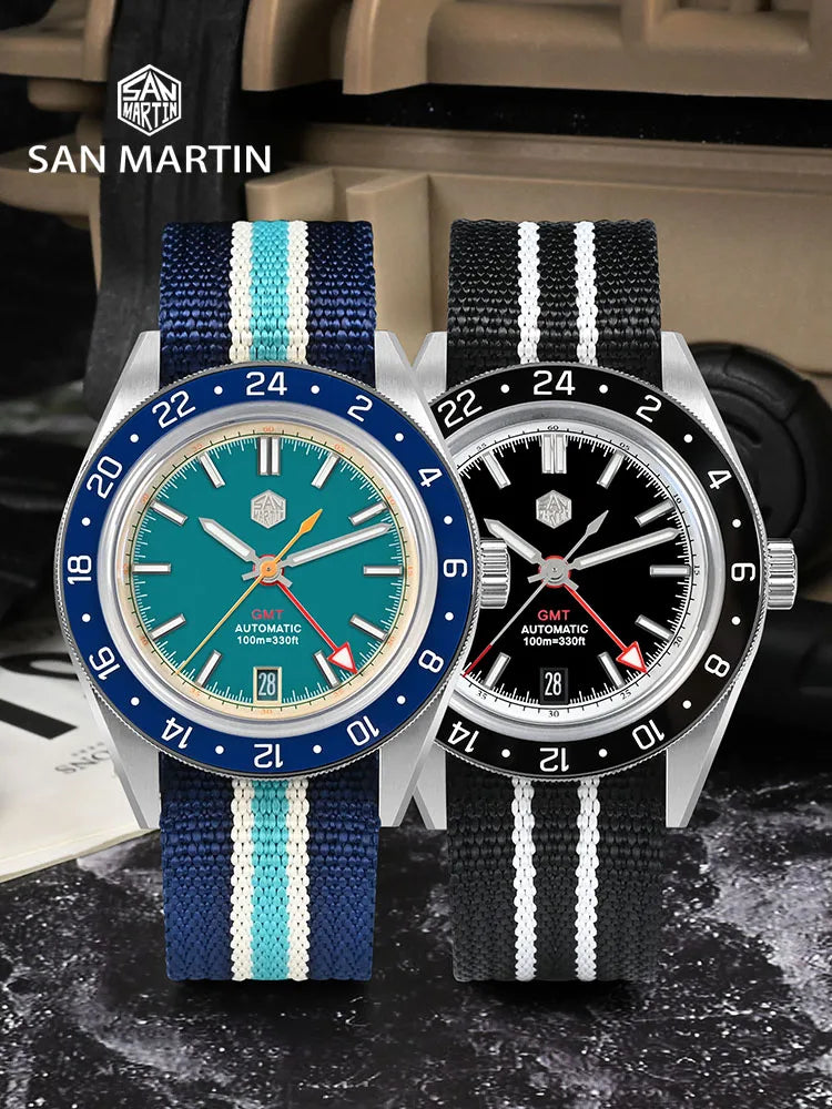 GMT 39.5mm Men Sports Watch