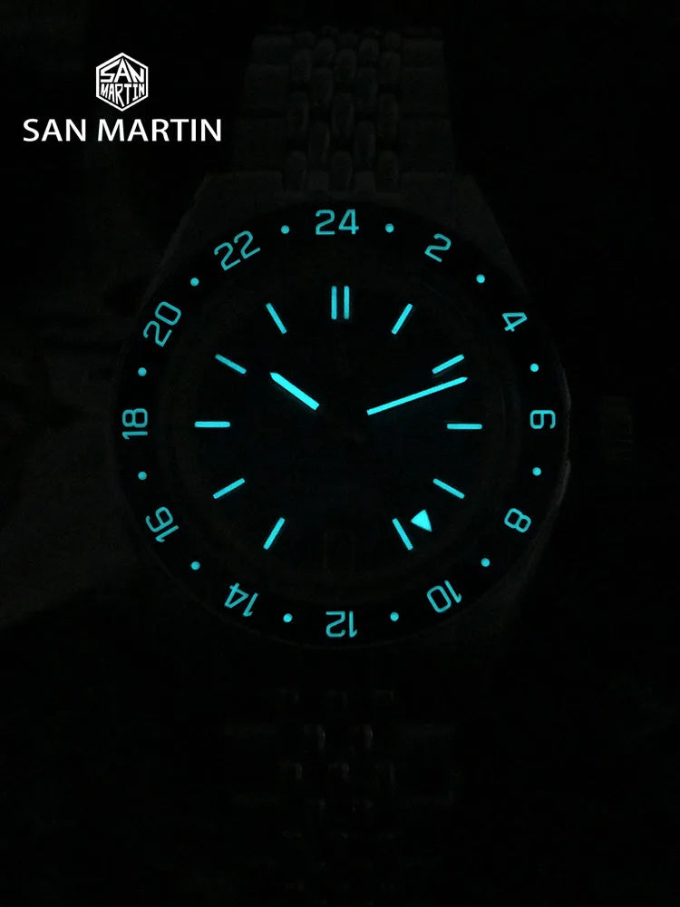 GMT 39.5mm Men Sports Watch